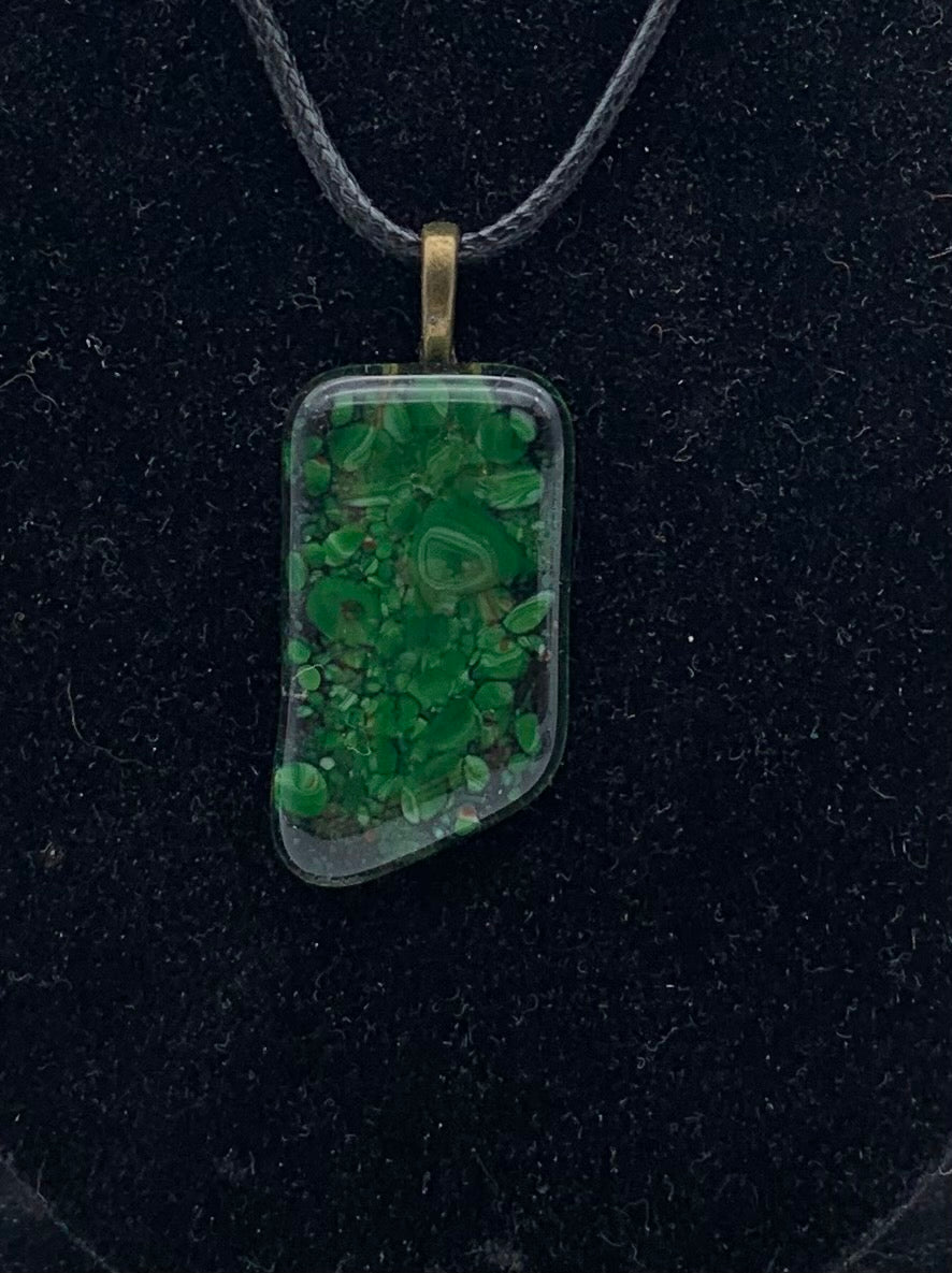 Glass Pendant - Green